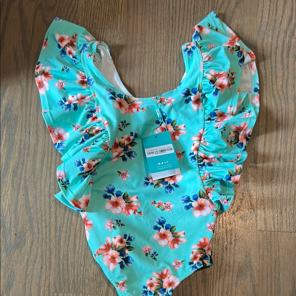 Posh Peanut Floral Kids Swimwear size 8Y